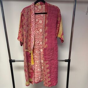 Reversible Women’s Patterned Open Cardigan